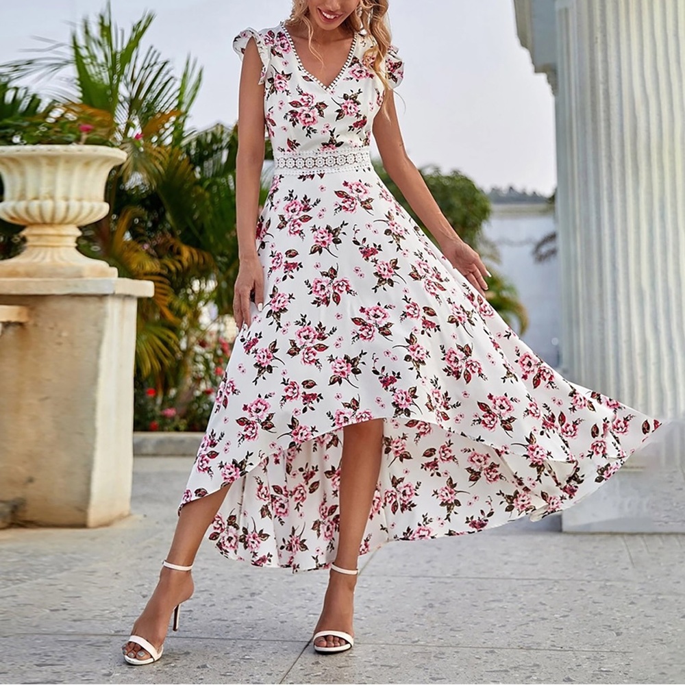 Long Floral Dress - size 6